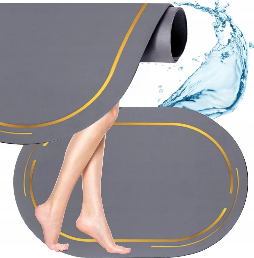 Fürdőszoba Szőnyeg Gyorsan Száradó Fürdőszoba Szőnyeg Nedvszívó Csúszásgátló