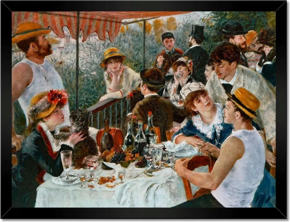 Poszterek keretben 40x30 Evezősök reggelije