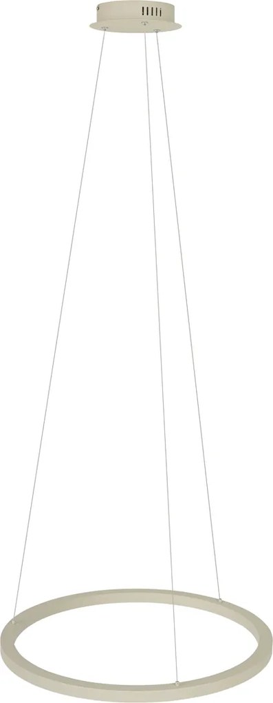 Design függőlámpa bézs 60cm LED-del, 3 lépésben dimmelhető - Girello
