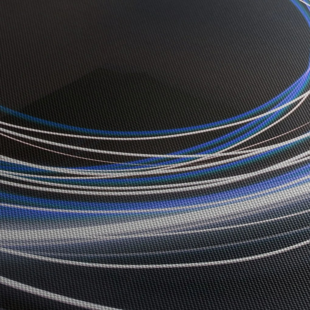 Kék vonalak képe (120x50 cm)