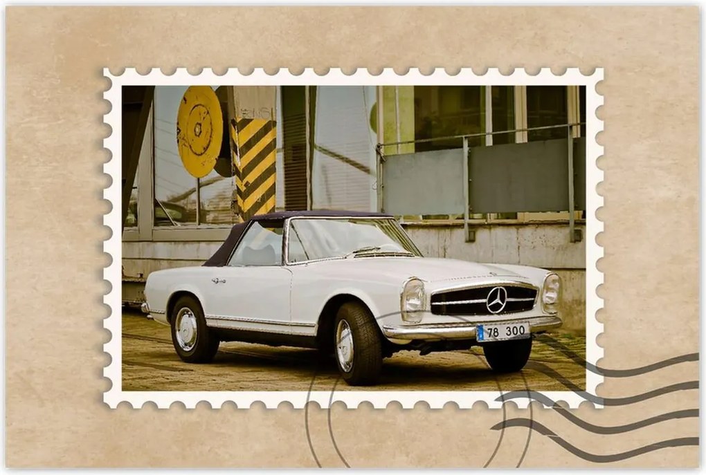 Poszterek 90x60 Mercedes kabrió