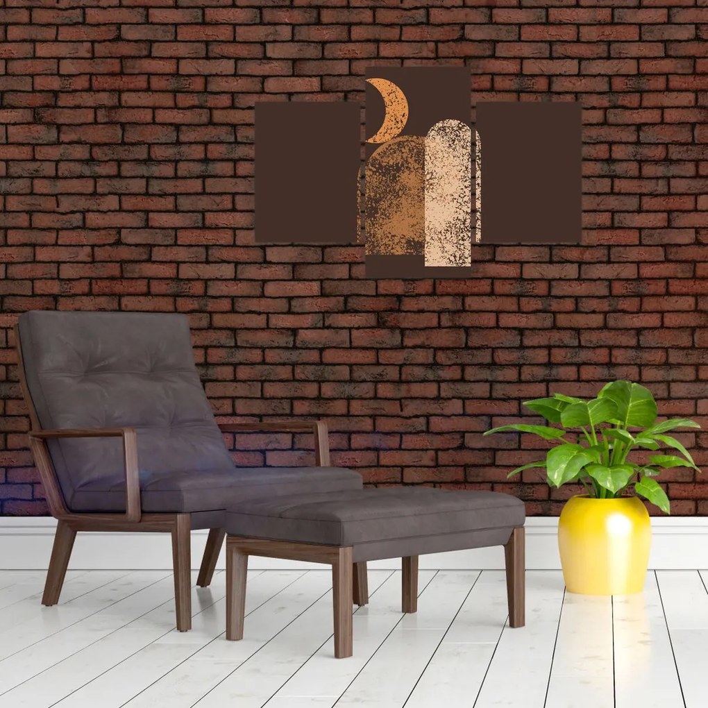 Kép - Narancssárga ívek N⁰2 (90x60 cm)