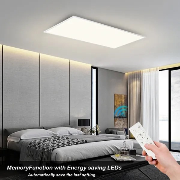 Brilagi - LED dimmelhető mennyezeti lámpatest SLIMFRAME LED/80W/230V 120x60 cm fehér + távirányító