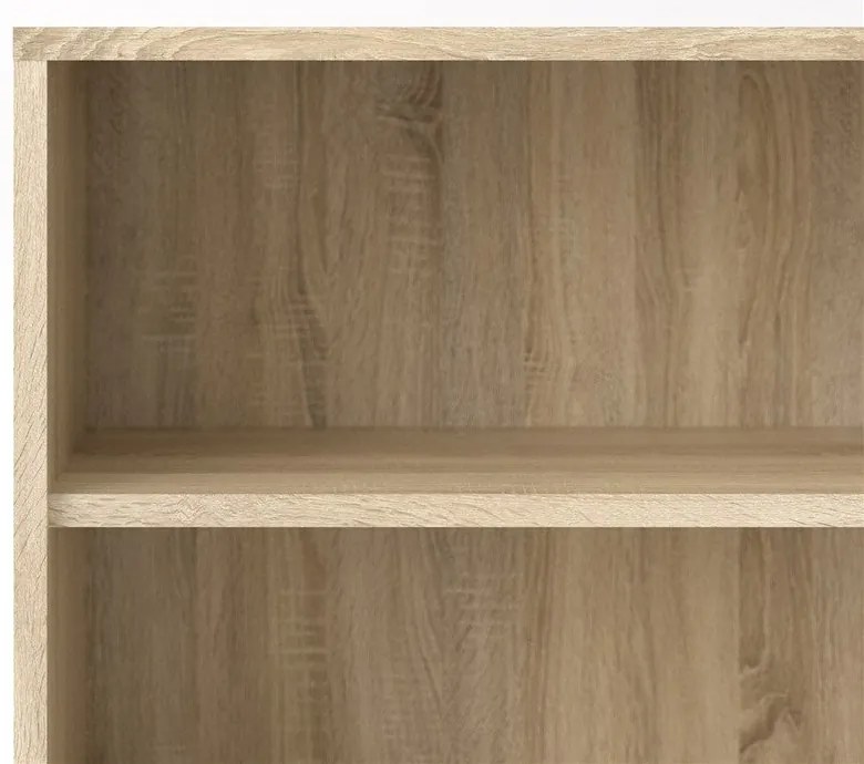 Natúr színű moduláris könyvespolc tölgyfa dekorral 89x113 cm Prima – Tvilum