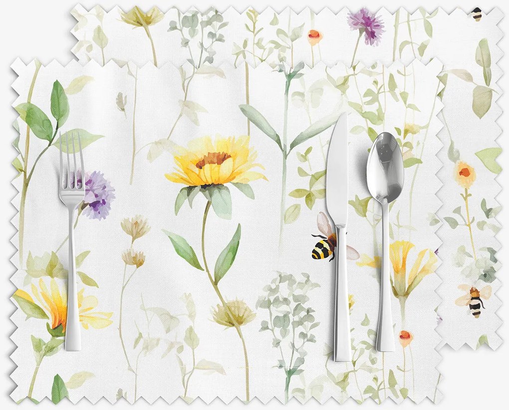 Goldea teflonbevonatú reggeliző alátét - réti világ - 2db 30 x 40 cm