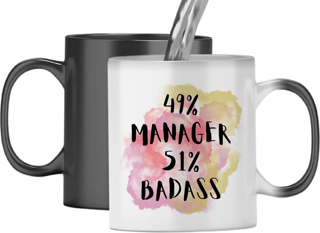 Mágikus Bögre Menedzsernek Színváltós, fényképes nyomattal