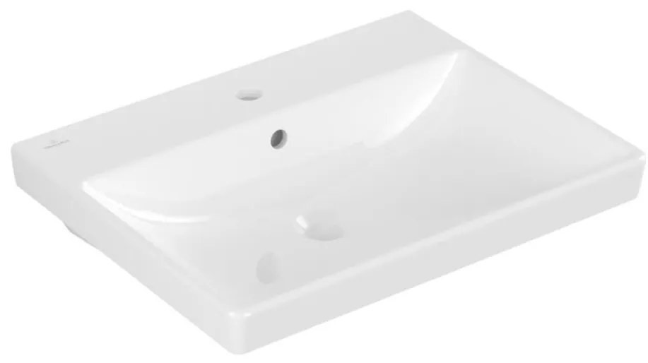 Villeroy & Boch 41586001 - Függesztett mosdó AVENTO 60x47 cm kerámia/fehér