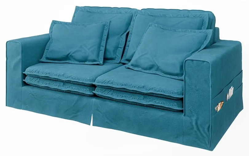 Világoskék kanapé 196 cm Nora – Ropez