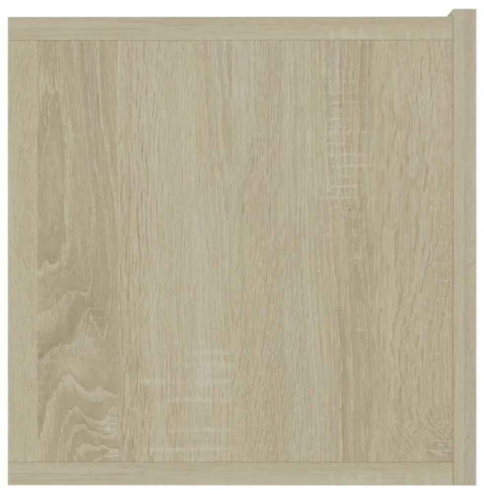 sonoma tölgy szerelt fa TV-szekrény 120 x 30 x 30 cm