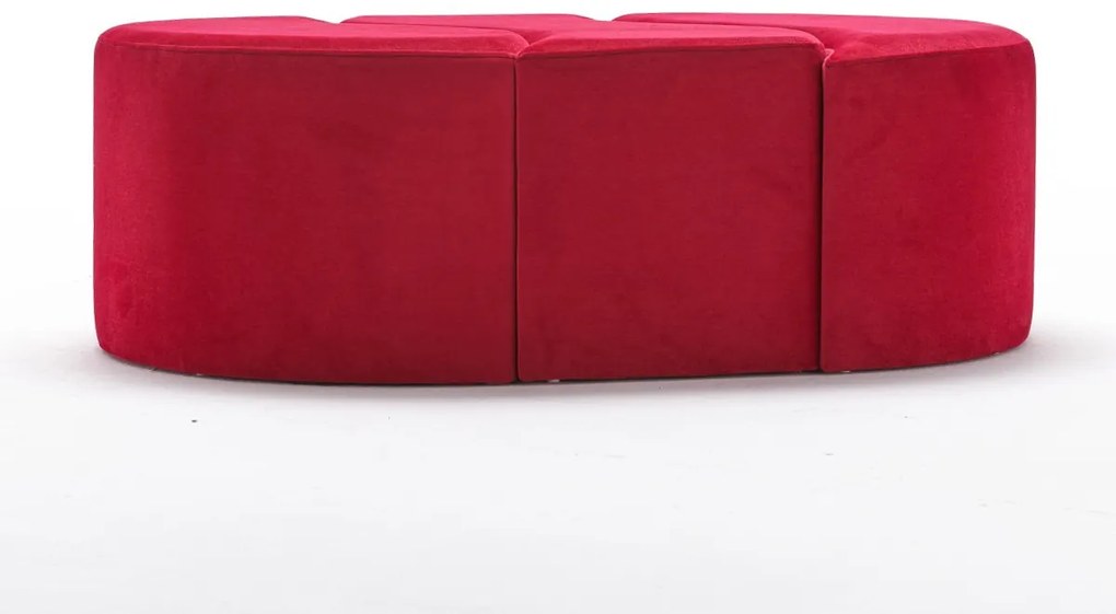 Alya Pouf Red zsámoly