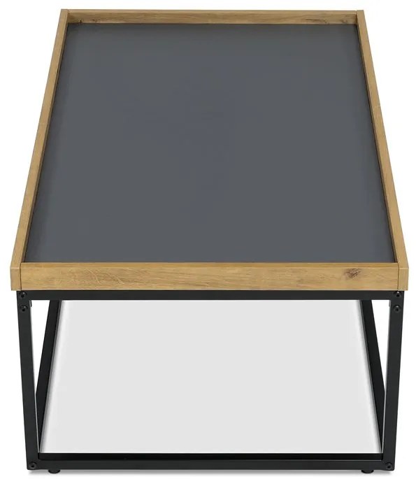 Dohányzóasztal 100 × 60 × 39 cm MDF tölgy CT-613 OAK