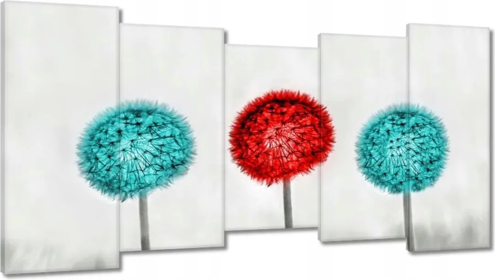 Vászonkép 150x80 Piros pitypang