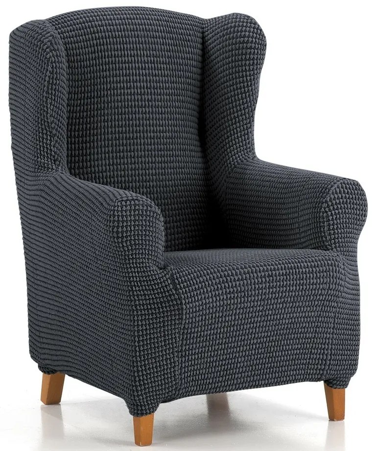 Multielasztikus „füles” fotel huzat szett, kék, 70 - 110 cm