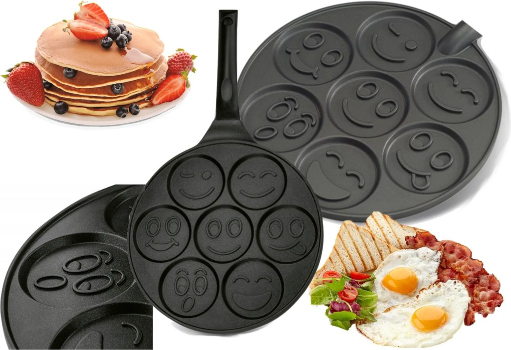 Tojás Serpenyő Szett Palacsinta Minták