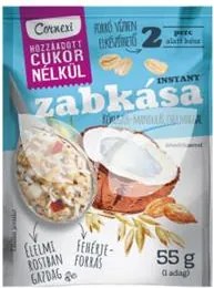 Zabkása, 55 g, CORNEXI, mandulás-kókusz chia maggal, hozzáadott cukor nélkül (KHE343)
