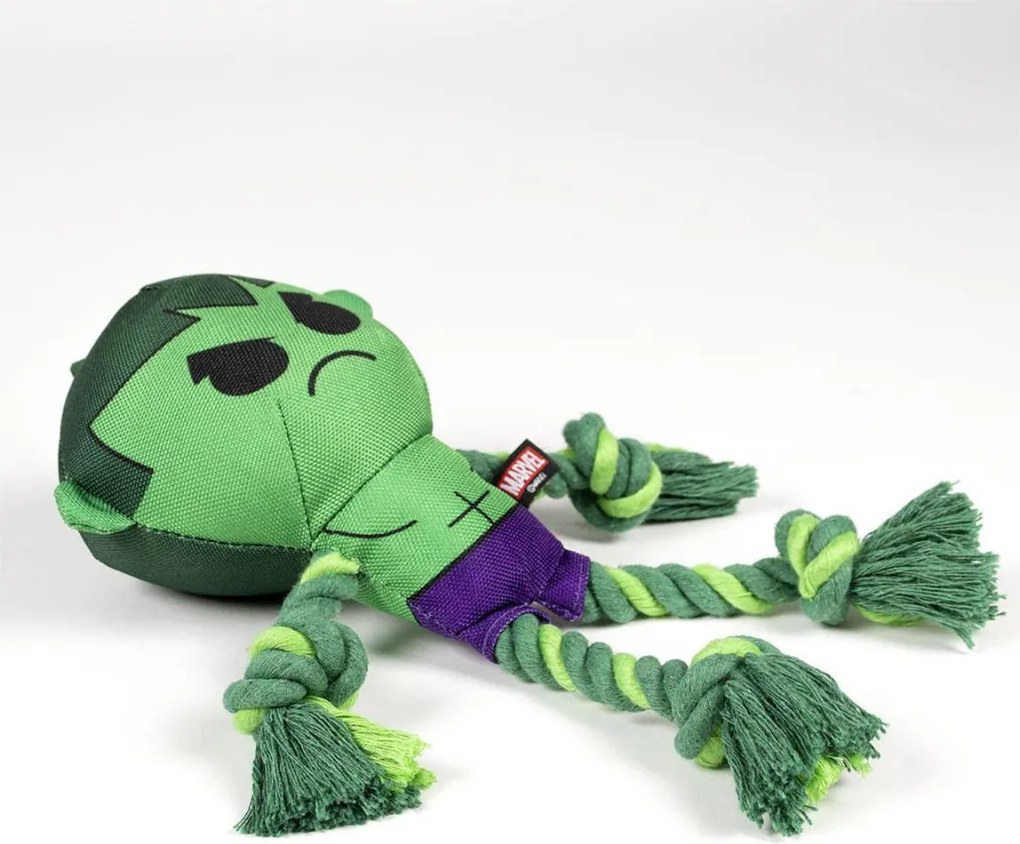 Bosszúállók Hulk sípoló kötél kutyajáték 26 cm