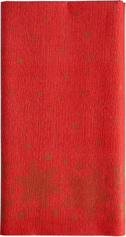 Abrosz pap. a'la szövet Christmas2 120x180cm 1db piros