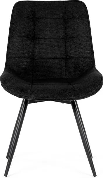 Étkezőszék fekete, szövet anyag HC-T1130 BK2