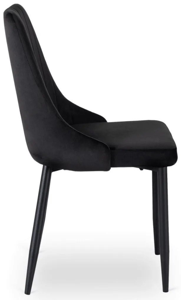 Fekete Bársony Étkezőszék. BARI
