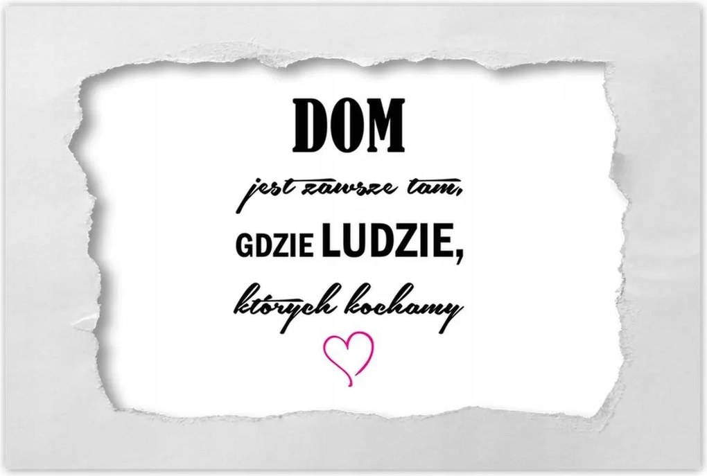 Poszterek 60x40 A ház ott van, ahol az emberek