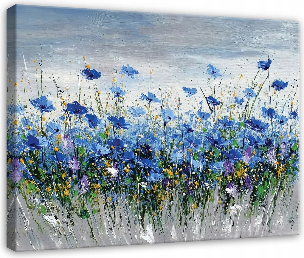 Vászonkép Virágok Akvarell Természet Hálószoba Nappali Konyha Vászon 120x80