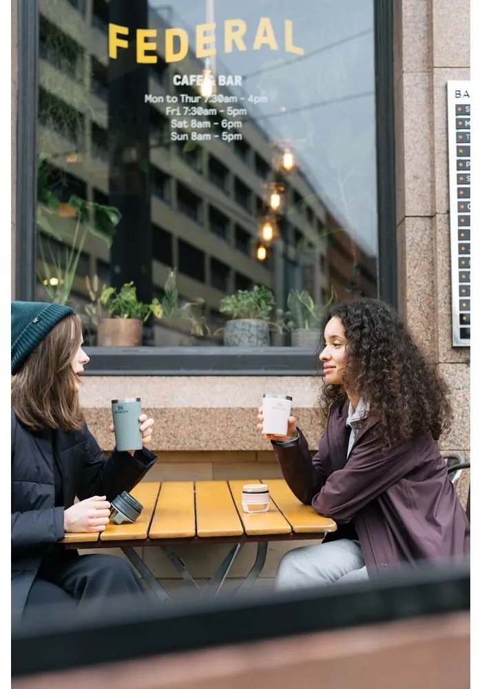 Világos rózsaszín rozsdamentes acél termobögre 230 ml Café-To-Go Travel Mug Rose Quartz – Stanley