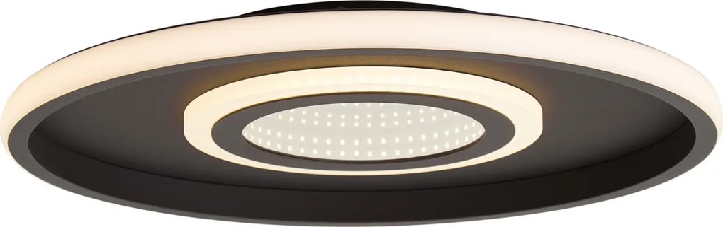 Modern mennyezeti lámpa fekete LED-del, 3-állású kapcsolóval - Frini
