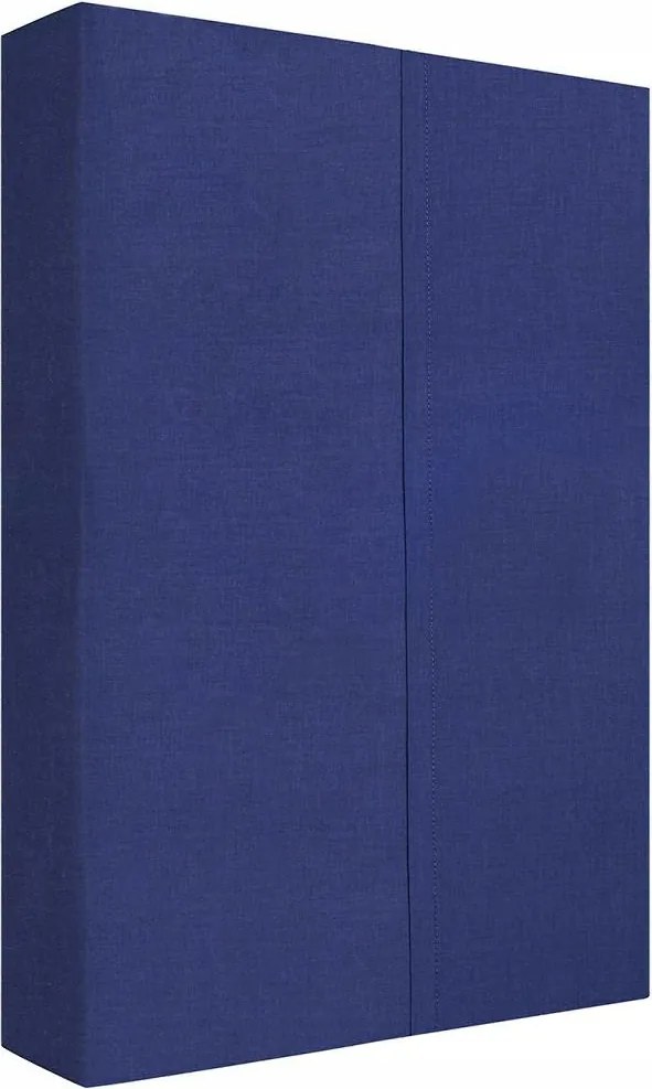 Pamut lepedő 160x210 sötétkék, gumis, hagyományos