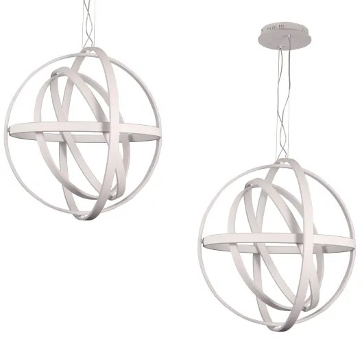 LED Csillár zsinóron COPERNICUS 1xLED/260W/230V fehér