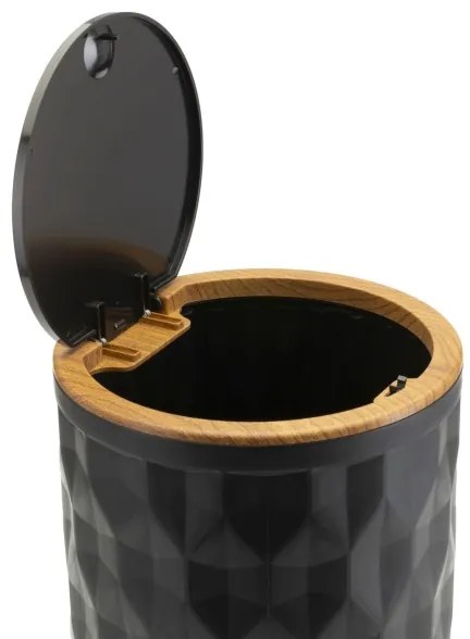 Fürdőszobai készlet REINA 5 db fekete/barna