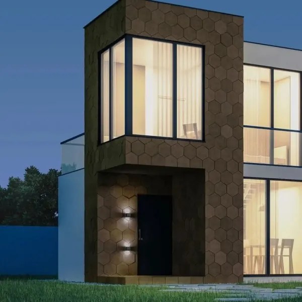 LED Kültéri fali lámpa 6xLED/6W/230V IP54 3000K fekete