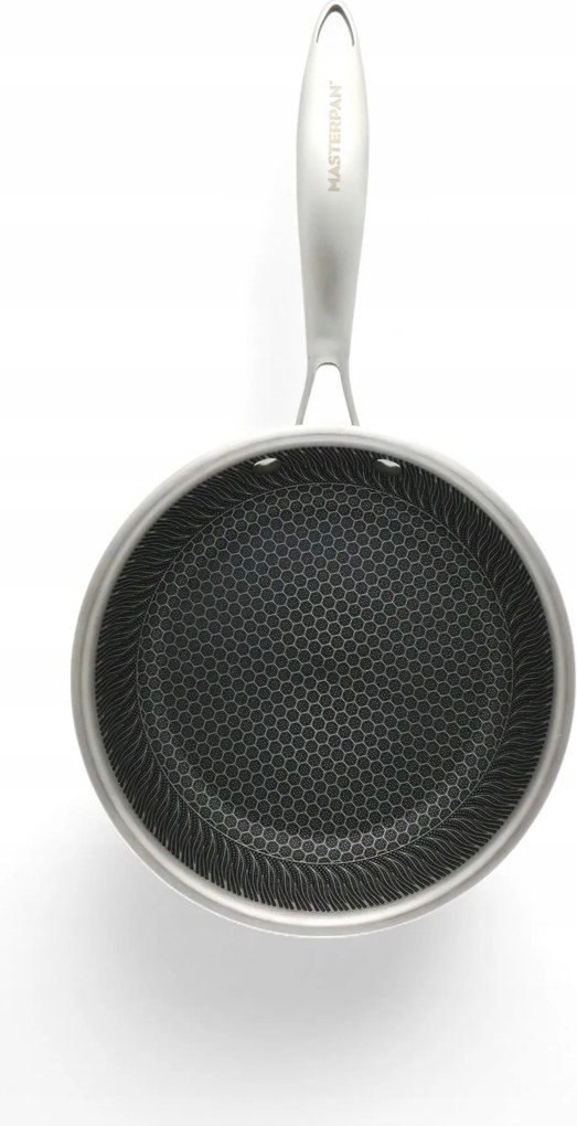 Masterpan Acél serpenyő „Méhsejt” bevonattal 28cm– Prémium Minőség