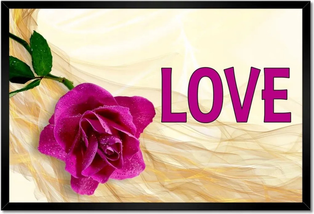 Poszterek keretben 60x40 Nőnap Ajándék Love