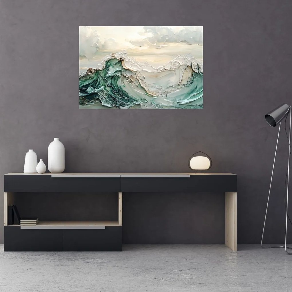 Kép - 3D tengeri absztrakció (90x60 cm)