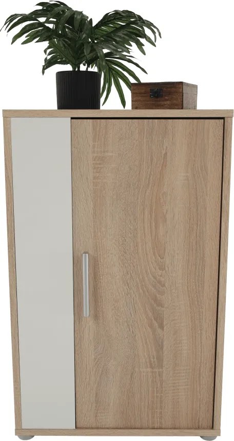 Nappali fal, tölgyfa sonoma/fehér, KEVIN