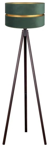Duolla - Állólámpa DUO 1xE27/60W/230V átm. 44 cm zöld/wenge