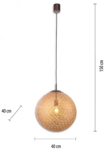 Paul Neuhaus 2421-48 - Csillár zsinóron GRETA 1xE27/60W/230V