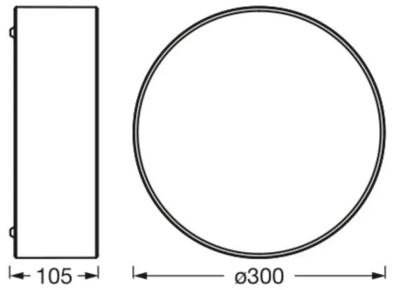 Ledvance - Mennyezeti lámpa ORBIS PÁRIZS 1xE27/25W/230V krémes
