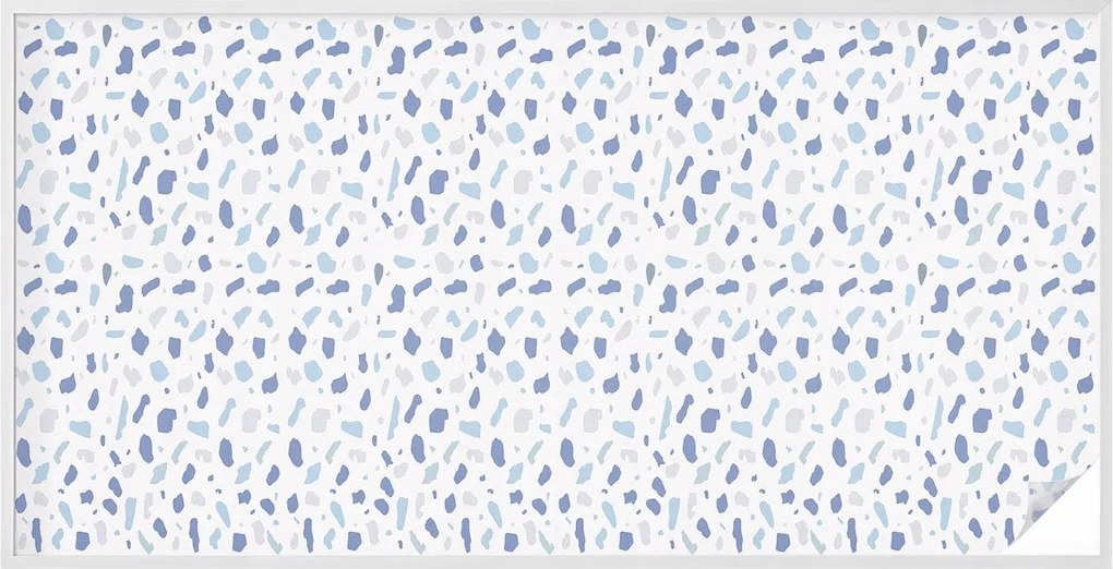 Öntapadós szélvédő furnér Adatvédelem Kék minták 200x100