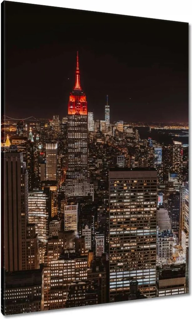Vászonkép 70x100 New York felülnézet