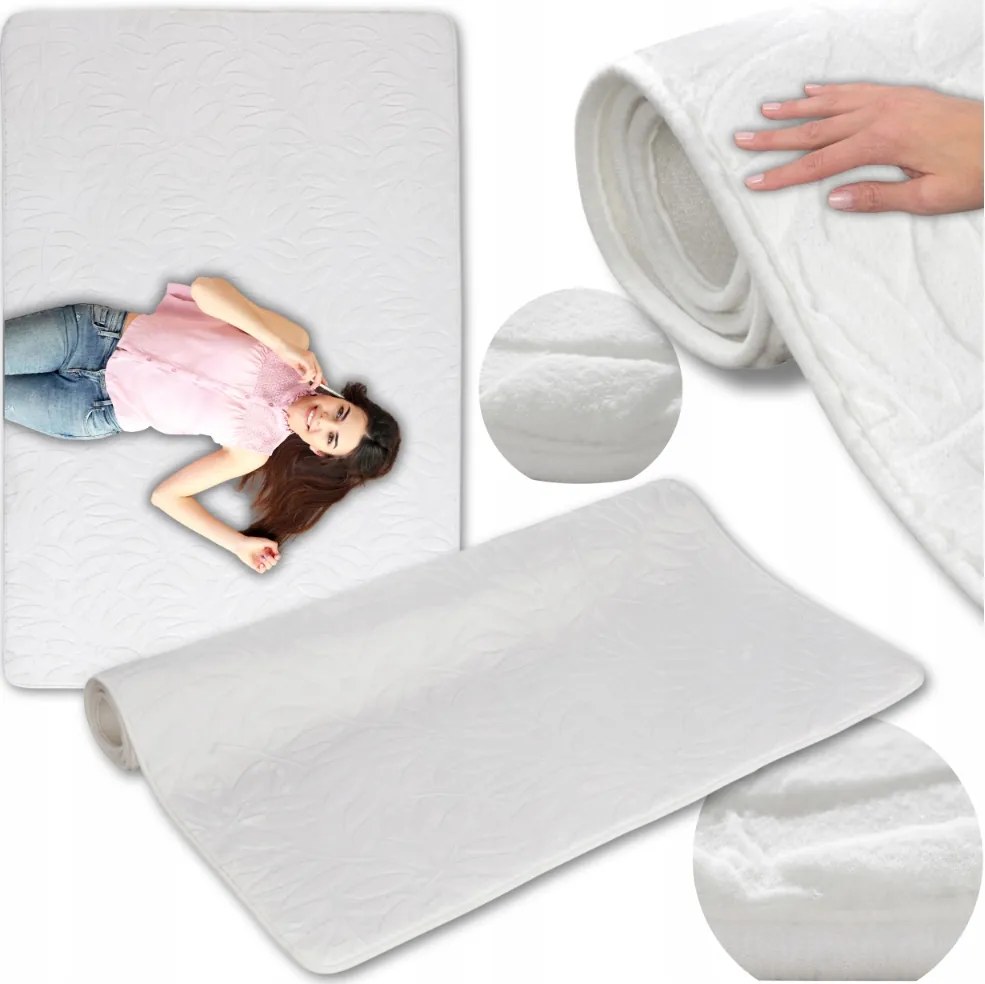 Rabbit Puha Plüss Szőnyeg Nyuszi Szőrme Nappaliba 160x230CM Fehér