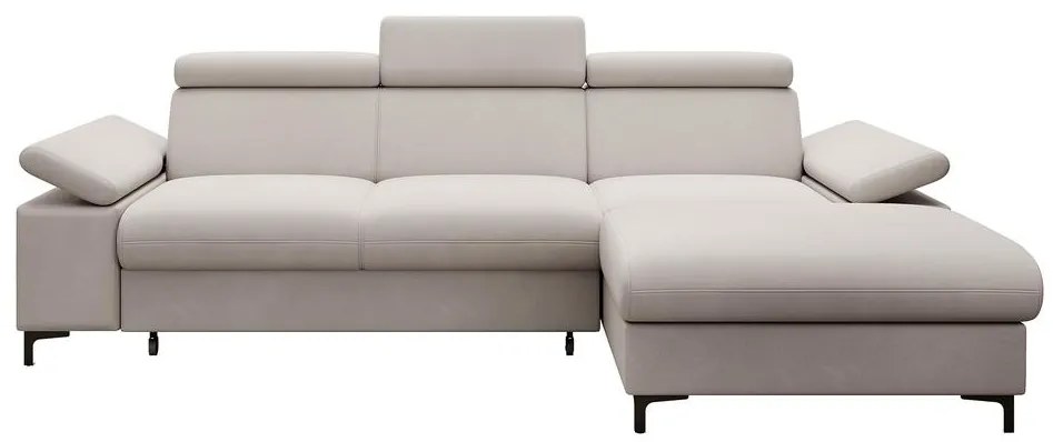 Sarokkanapé Miles (J) (bézs szürke + fekete). 1099672