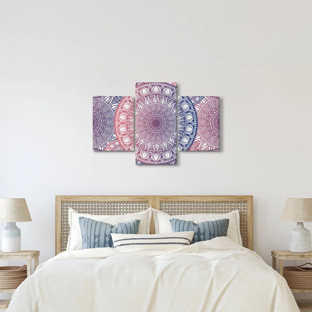 Mandala kép (90x60 cm)