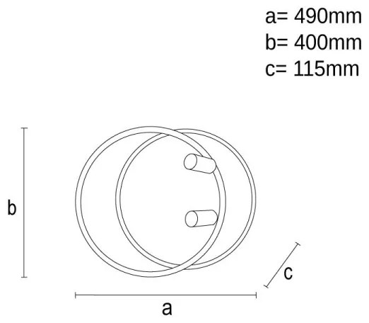 LED állítható mennyezeti lámpa 65W 230V 3000-6500K fehér + DO