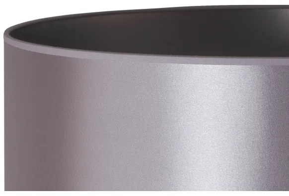 Duolla - Állólámpa CANNES 1xE27/15W/230V átm. 45 cm ezüst/fekete