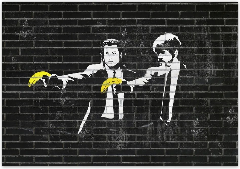 Fotótapéta flizelina 416x290 Banksy Banana Fiction