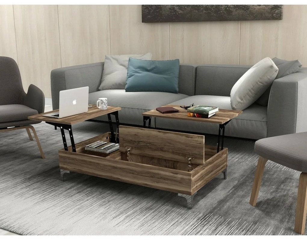 Esinti Walnut dohányzóasztal