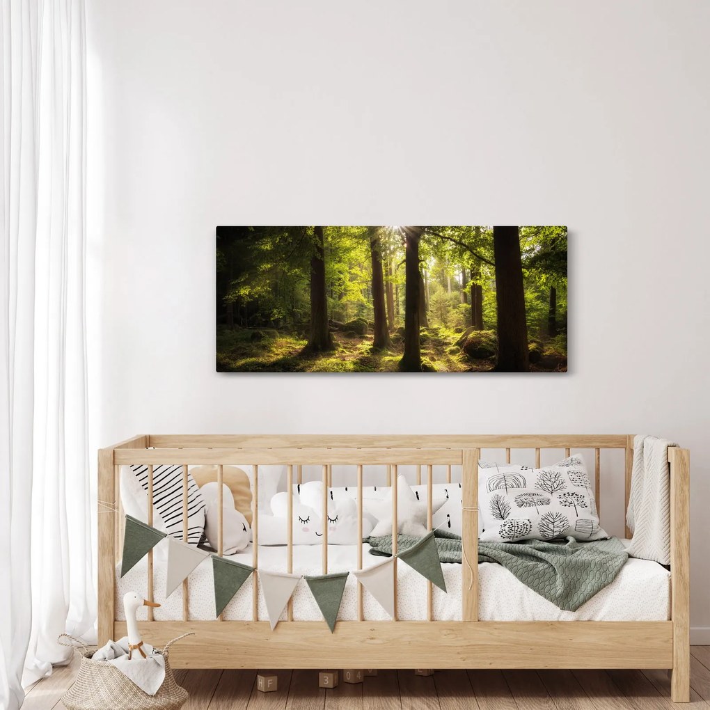 Egy álmodozó erdő képe (120x50 cm)