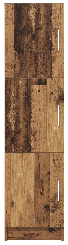 Magas Tároló Régi fa 31,5 x 32 x 124 cm Faanyag