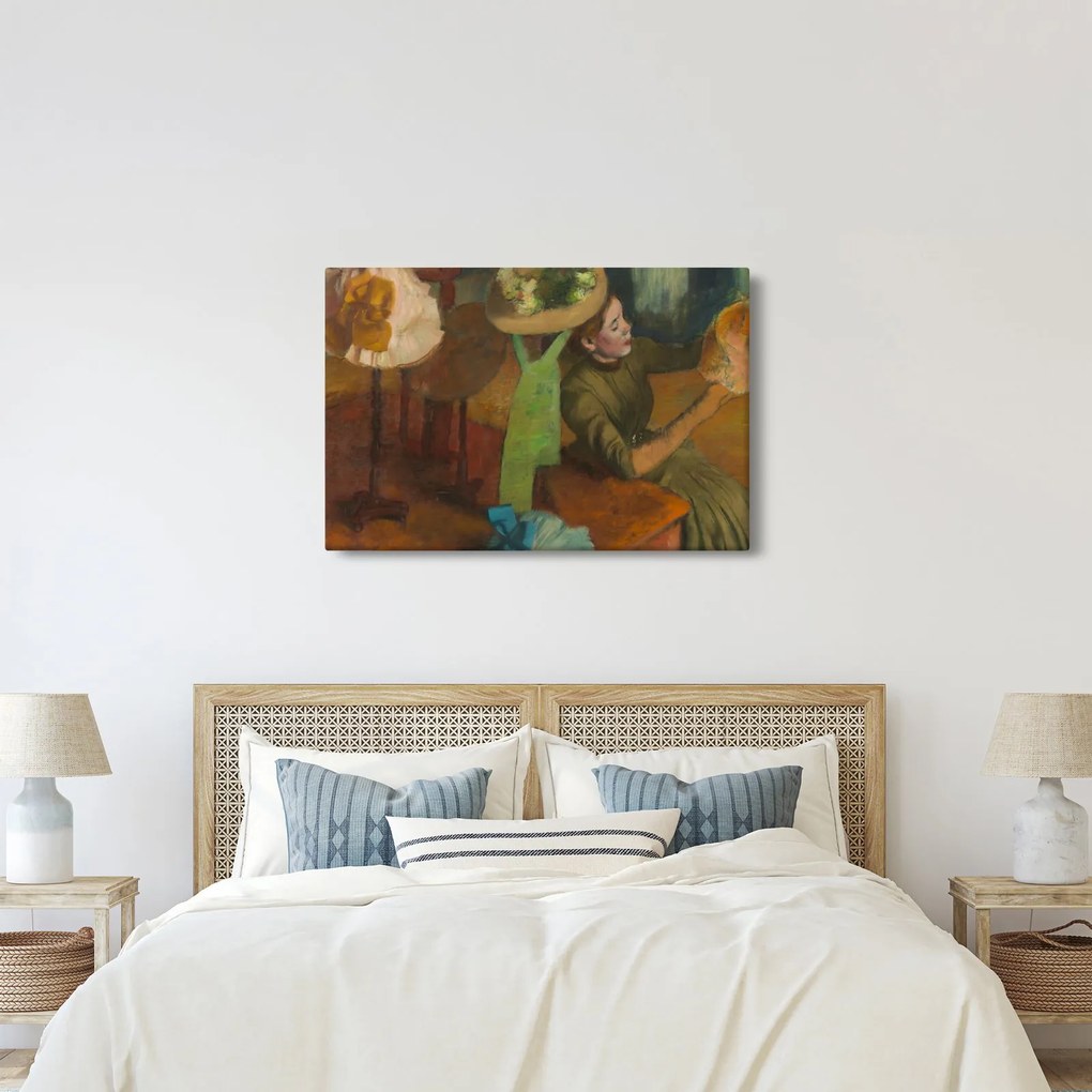 Kép - Edgar Degas, The Millinery Shop, reprodukciók (90x60 cm)